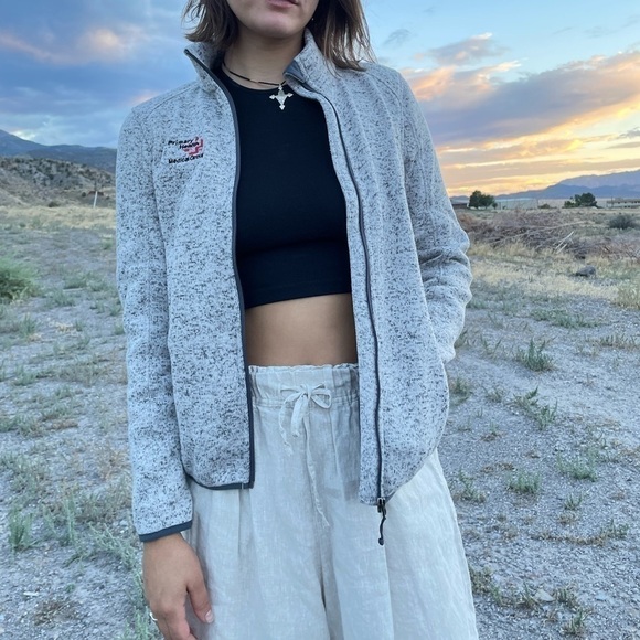 PORT Authority Fleece Lined Windbreaker Jacket Zip Up - Picture 2 of 6